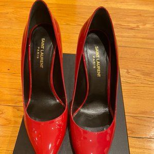 YSL red pumps 40.5